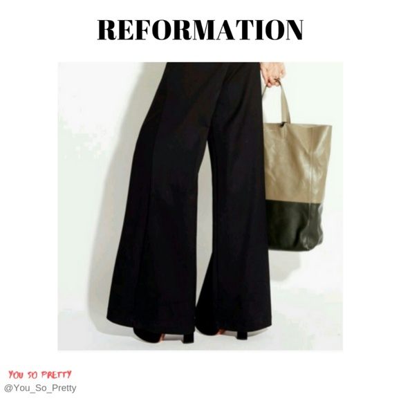 REFORMATION BACKLESS WIDE LEGGED LUIGI JUMPSUIT - Picture 6 of 6